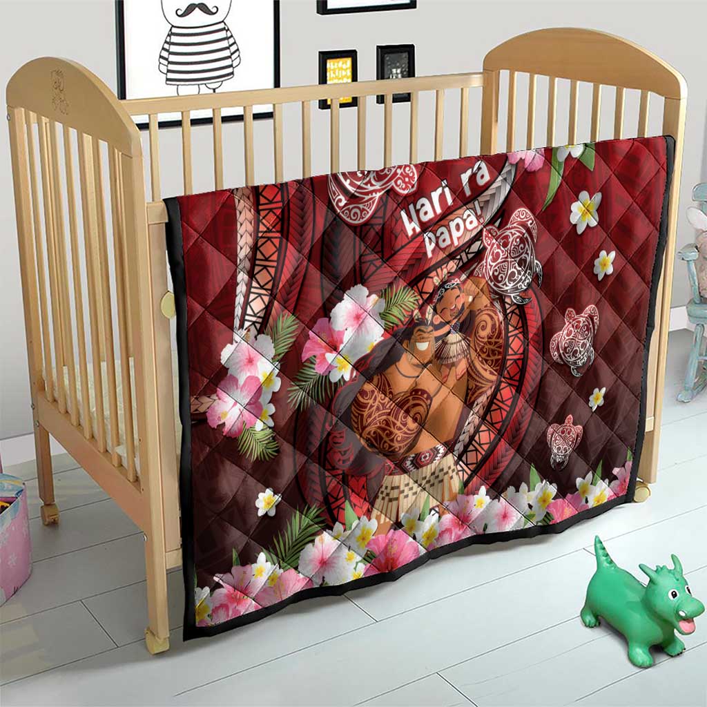 New Zealand Father's Day Quilt Happy Father And Child