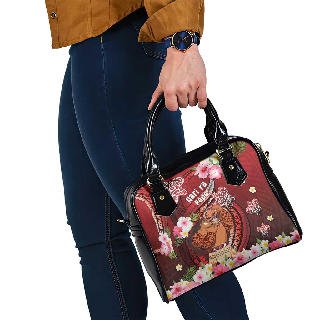 New Zealand Father's Day Shoulder Handbag Happy Father And Child