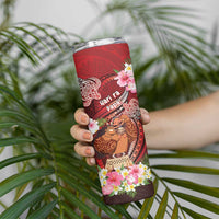 Personalised New Zealand Father's Day Skinny Tumbler Happy Father And Child