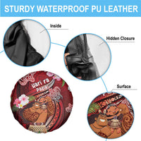 New Zealand Father's Day Spare Tire Cover Happy Father And Child DT04 - Polynesian Pride