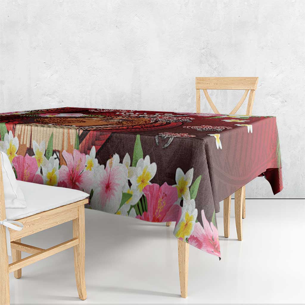 New Zealand Father's Day Tablecloth Happy Father And Child DT04 - Polynesian Pride