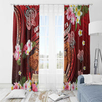 New Zealand Father's Day Window Curtain Happy Father And Child DT04 - Polynesian Pride