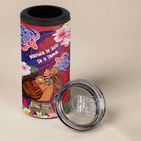 Personalised Samoa Father's Day 4 in 1 Can Cooler Tumbler Happy Father And Child DT04 - Polynesian Pride