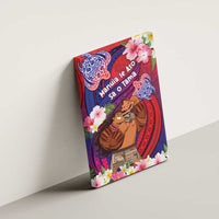 Samoa Father's Day Canvas Wall Art Happy Father And Child DT04 - Polynesian Pride