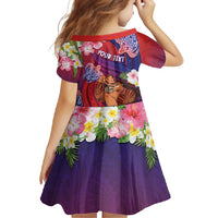 Personalised Samoa Father's Day Family Matching Tank Maxi Dress and Hawaiian Shirt Happy Father And Child