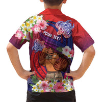 Personalised Samoa Father's Day Kid Hawaiian Shirt Happy Father And Child DT04 - Polynesian Pride