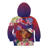 Personalised Samoa Father's Day Kid Hoodie Happy Father And Child