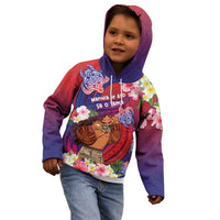 Personalised Samoa Father's Day Kid Hoodie Happy Father And Child