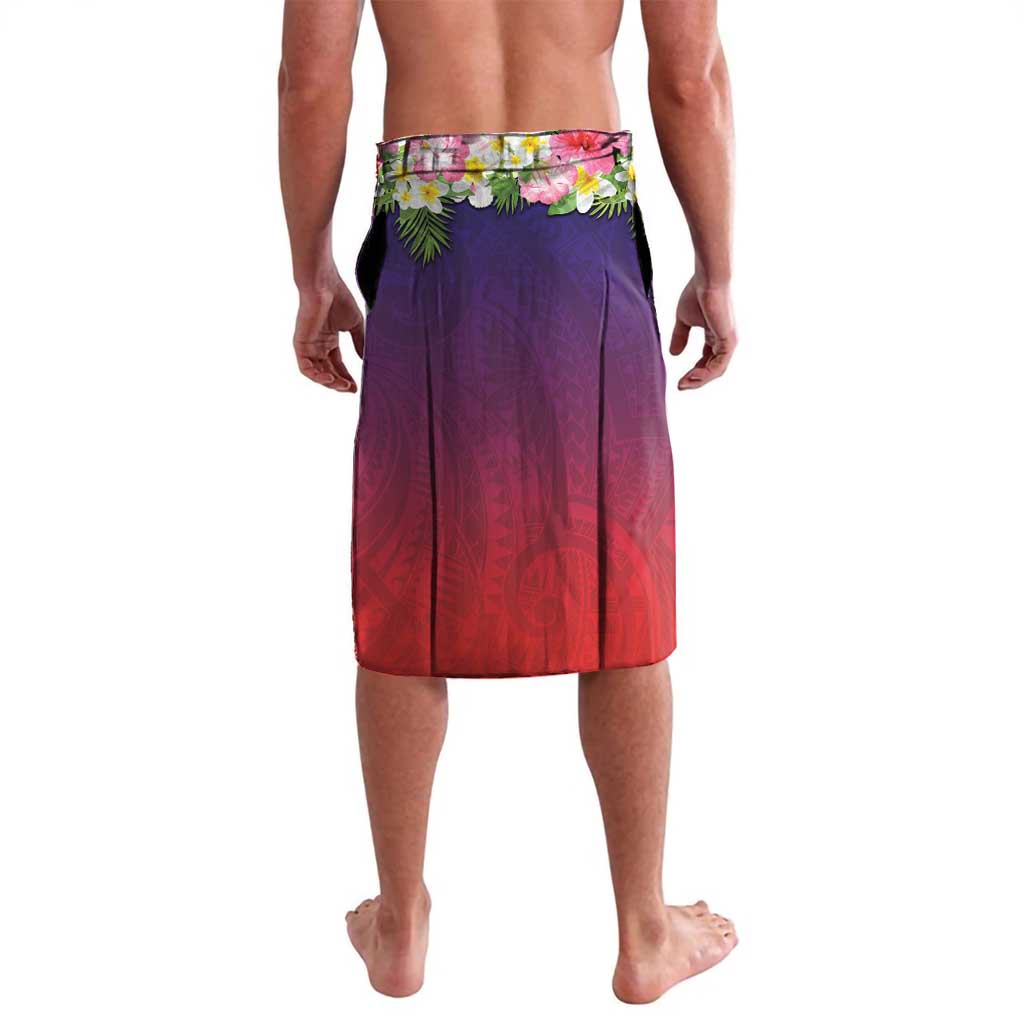 Personalised Samoa Father's Day Lavalava Happy Father And Child