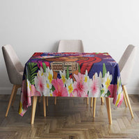 Samoa Father's Day Tablecloth Happy Father And Child DT04 - Polynesian Pride