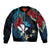 Hawaii Butterfly Bomber Jacket Kanaka Maoli Mix Hibiscus