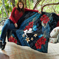 Hawaii Butterfly Quilt Kanaka Maoli Mix Hibiscus