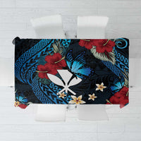 Hawaii Butterfly Tablecloth Kanaka Maoli Mix Hibiscus