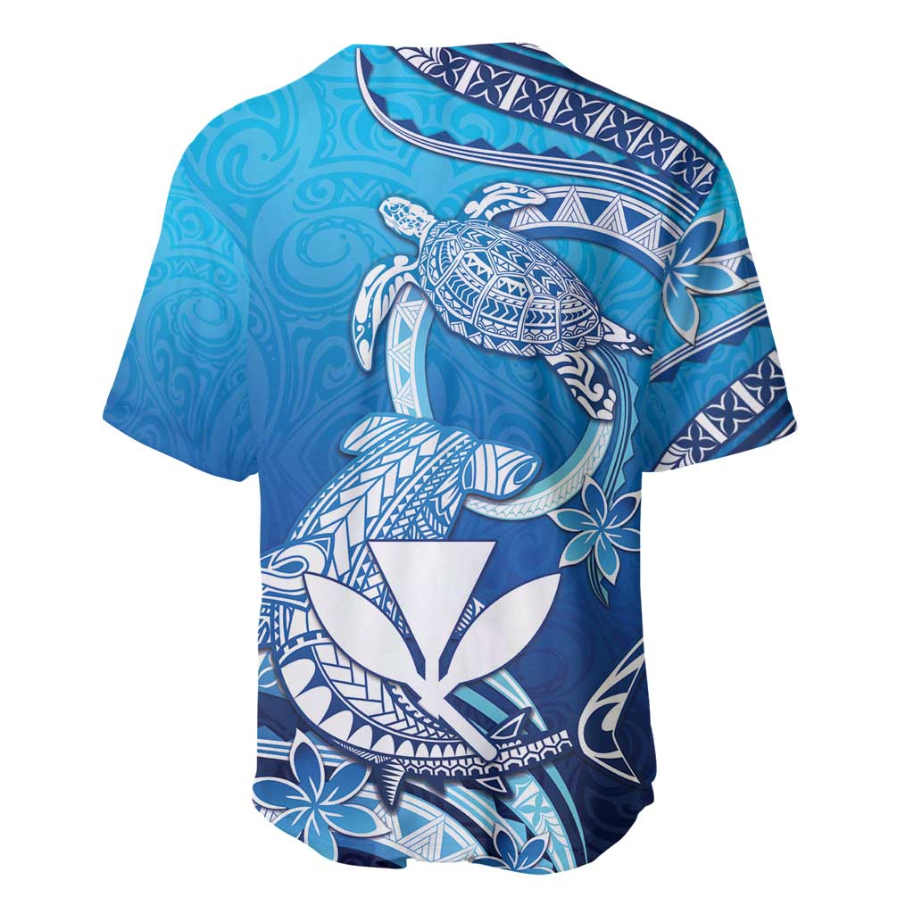 Hawaii Baseball Jersey Turtle With Hammerhead Shark Oceanic