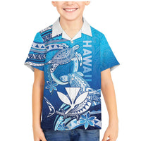 Hawaii Family Matching Mermaid Dress and Hawaiian Shirt Turtle With Hammerhead Shark Oceanic
