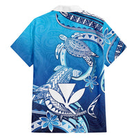 Hawaii Family Matching Off Shoulder Maxi Dress and Hawaiian Shirt Turtle With Hammerhead Shark Oceanic