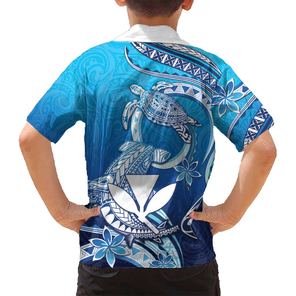 Hawaii Family Matching Off Shoulder Short Dress and Hawaiian Shirt Turtle With Hammerhead Shark Oceanic