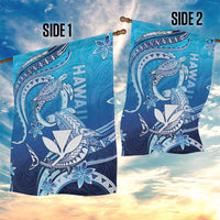 Hawaii Garden Flag Turtle With Hammerhead Shark Oceanic DT04 - Polynesian Pride