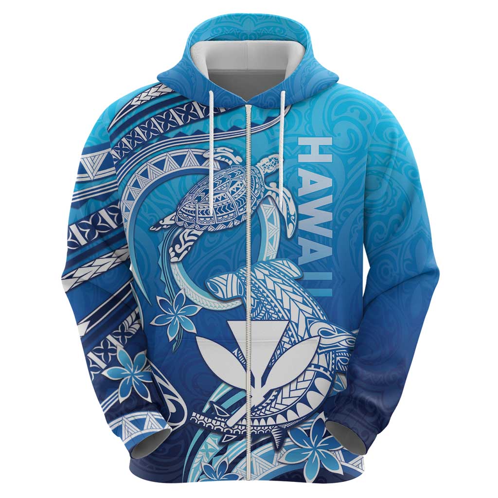 Hawaii Hoodie Turtle With Hammerhead Shark Oceanic