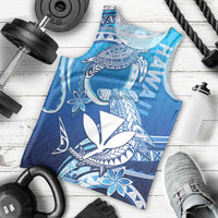 Hawaii Men Tank Top Turtle With Hammerhead Shark Oceanic DT04 - Polynesian Pride