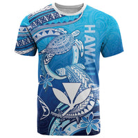 Hawaii T Shirt Turtle With Hammerhead Shark Oceanic