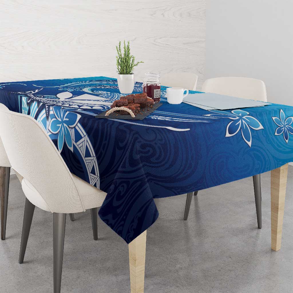 Hawaii Tablecloth Turtle With Hammerhead Shark Oceanic DT04 - Polynesian Pride