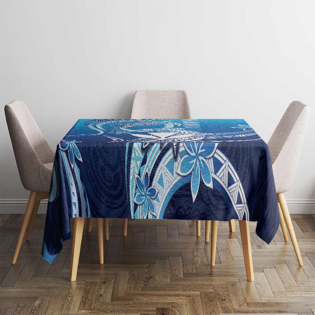 Hawaii Tablecloth Turtle With Hammerhead Shark Oceanic DT04 - Polynesian Pride