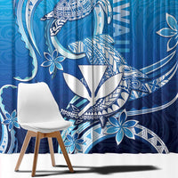 Hawaii Window Curtain Turtle With Hammerhead Shark Oceanic DT04 - Polynesian Pride