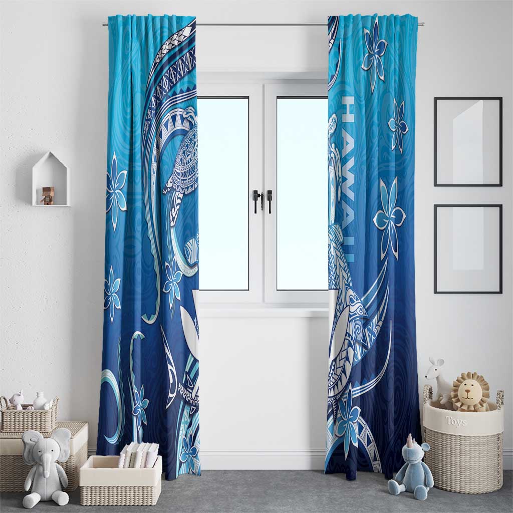 Hawaii Window Curtain Turtle With Hammerhead Shark Oceanic DT04 - Polynesian Pride