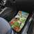 Hawaii Lei Day Car Mats Hula Girl With Tropical Forest