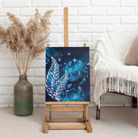 New Zealand Matariki Canvas Wall Art Maori Koru Mix Silver Fern