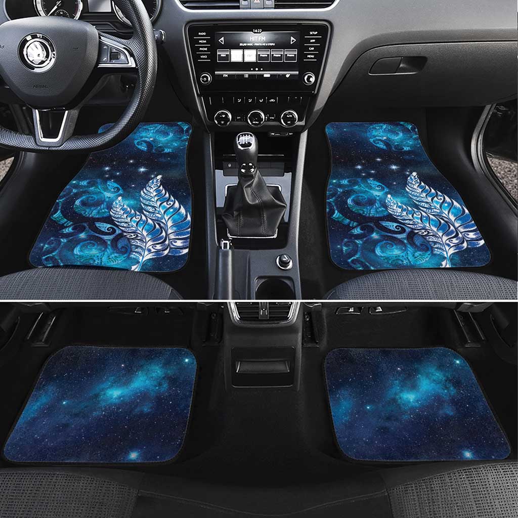 New Zealand Matariki Car Mats Maori Koru Mix Silver Fern