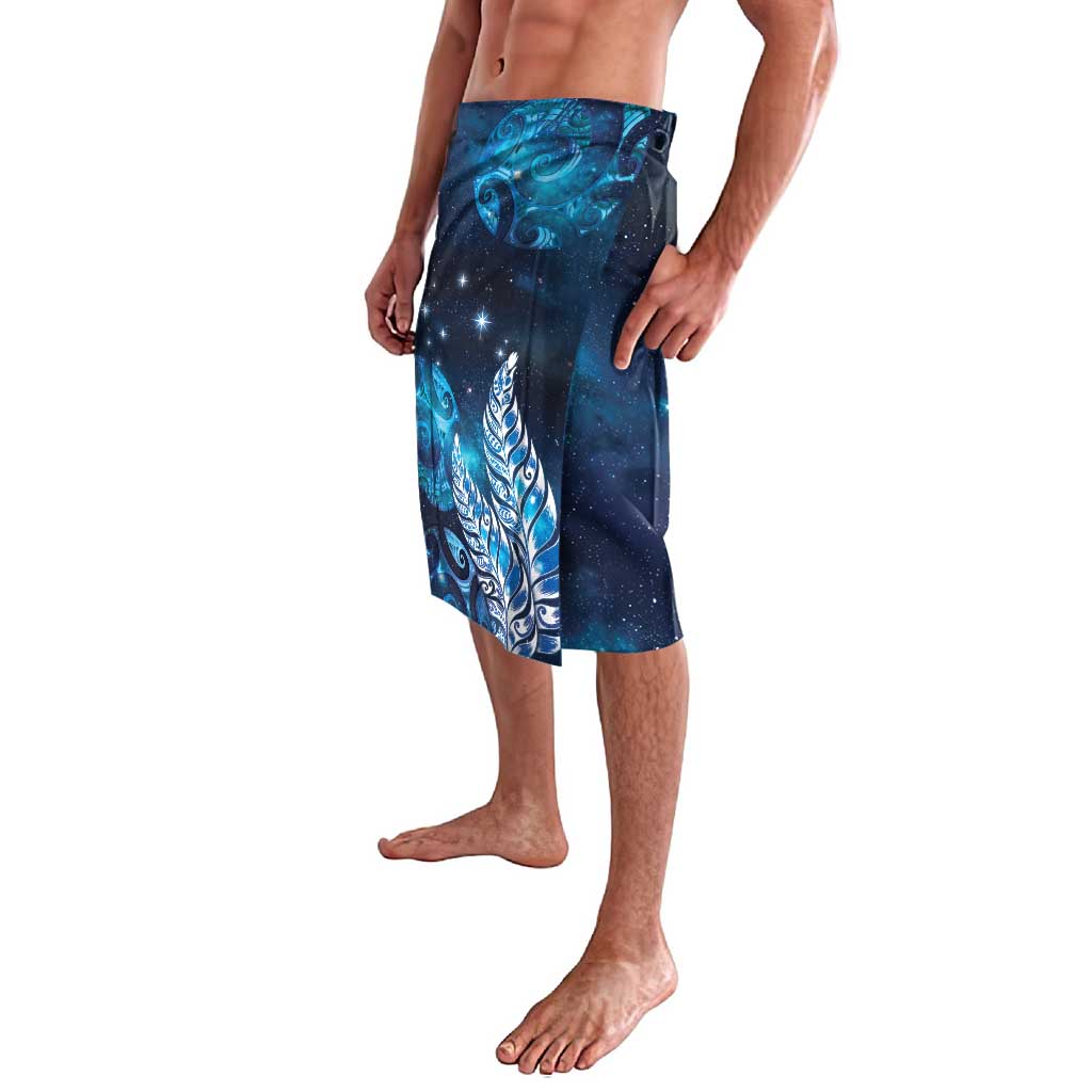 New Zealand Matariki Lavalava Maori Koru Mix Silver Fern