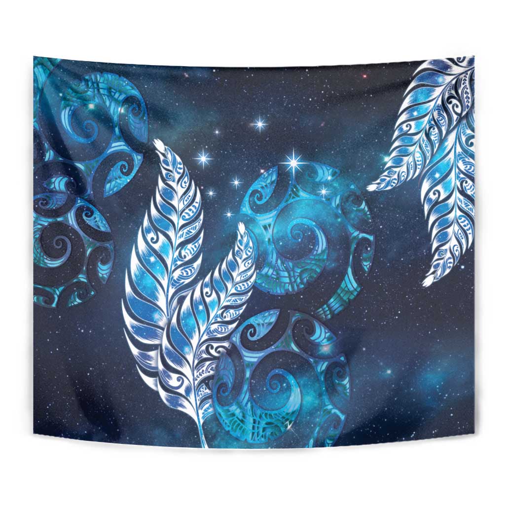 New Zealand Matariki Tapestry Maori Koru Mix Silver Fern