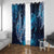 New Zealand Matariki Window Curtain Maori Koru Mix Silver Fern