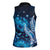 New Zealand Matariki Women Sleeveless Polo Shirt Maori Koru Mix Silver Fern