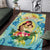 Hawaii Mother's Day Area Rug I Love You Mom