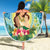 Hawaii Mother's Day Beach Blanket I Love You Mom