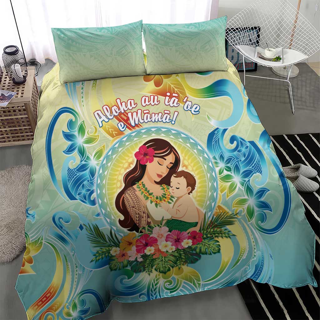 Hawaii Mother's Day Bedding Set I Love You Mom DT04 - Polynesian Pride