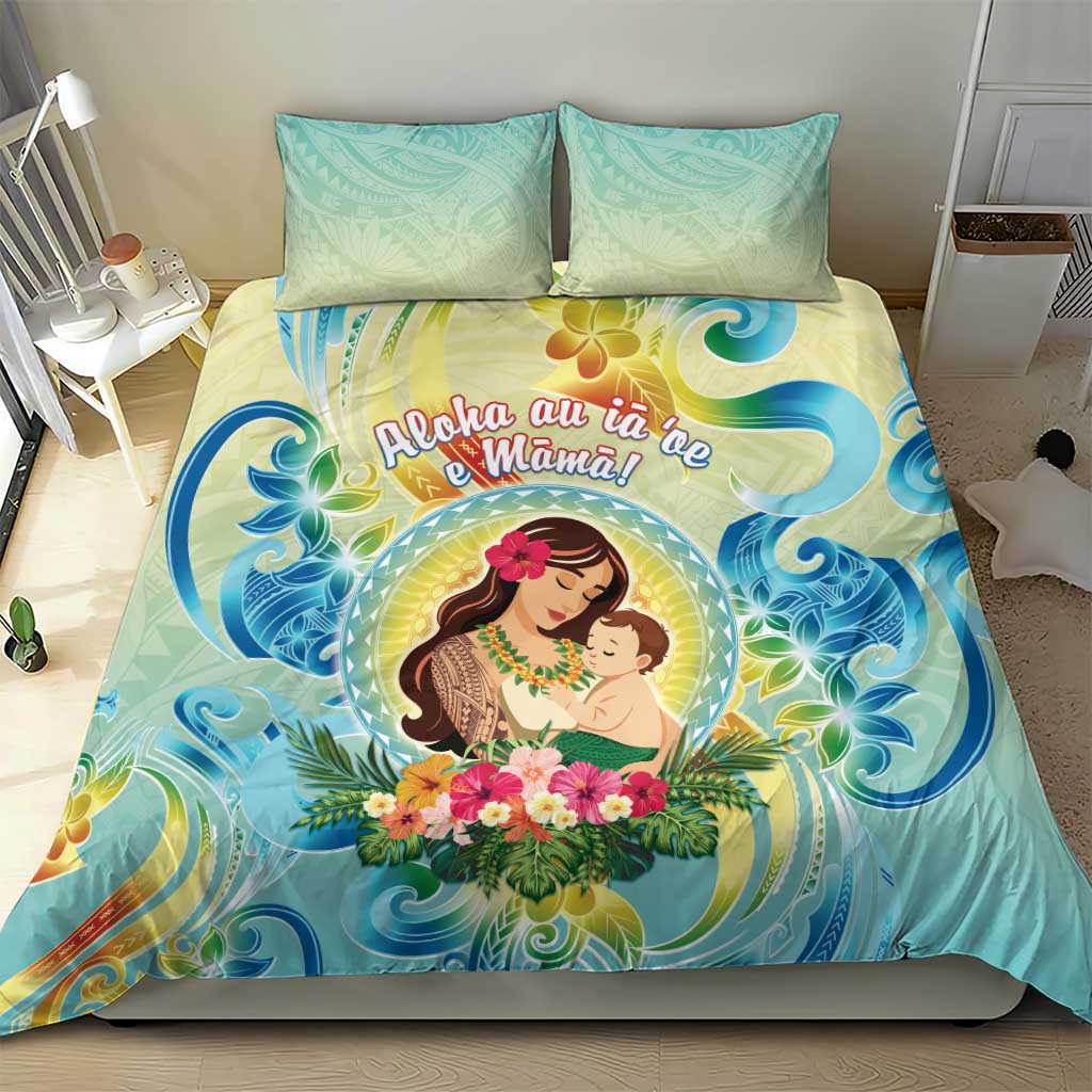 Hawaii Mother's Day Bedding Set I Love You Mom DT04 - Polynesian Pride