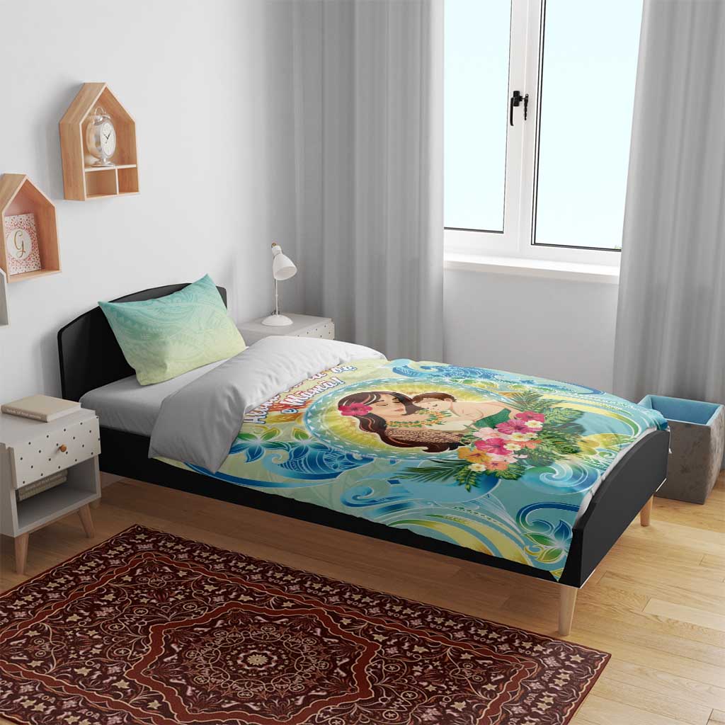 Hawaii Mother's Day Bedding Set I Love You Mom DT04 - Polynesian Pride