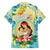 Personalised Hawaii Mother's Day Family Matching Off Shoulder Maxi Dress and Hawaiian Shirt I Love You Mom