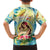 Personalised Hawaii Mother's Day Family Matching Summer Maxi Dress and Hawaiian Shirt I Love You Mom