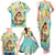 Personalised Hawaii Mother's Day Family Matching Tank Maxi Dress and Hawaiian Shirt I Love You Mom