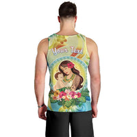 Personalised Hawaii Mother's Day Men Tank Top I Love You Mom DT04 - Polynesian Pride