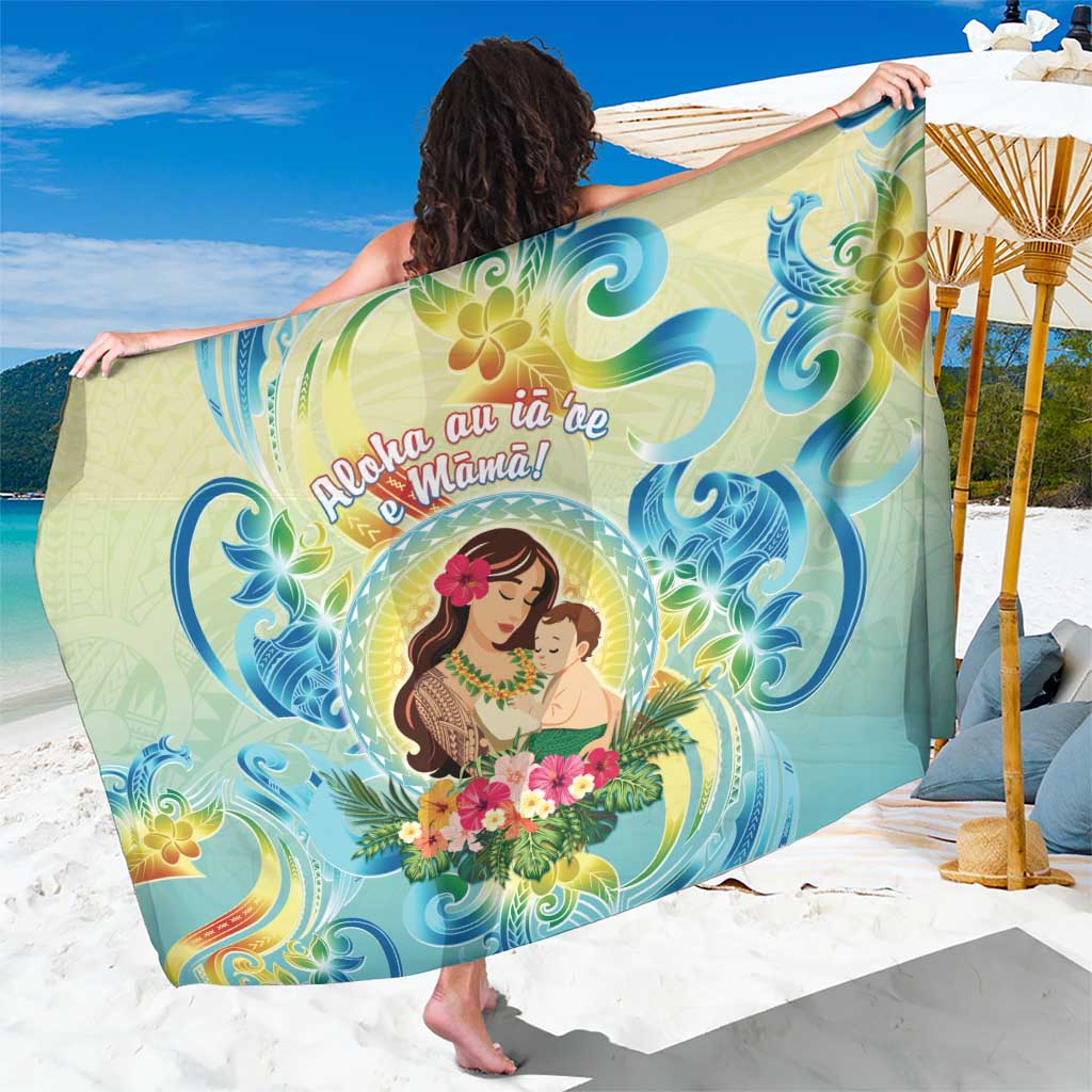 Hawaii Mother's Day Sarong I Love You Mom