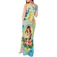 Personalised Hawaii Mother's Day Tank Maxi Dress I Love You Mom DT04 - Polynesian Pride