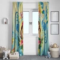 Hawaii Mother's Day Window Curtain I Love You Mom DT04 - Polynesian Pride