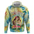 Personalised Hawaii Mother's Day Zip Hoodie I Love You Mom