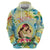Personalised Hawaii Mother's Day Zip Hoodie I Love You Mom